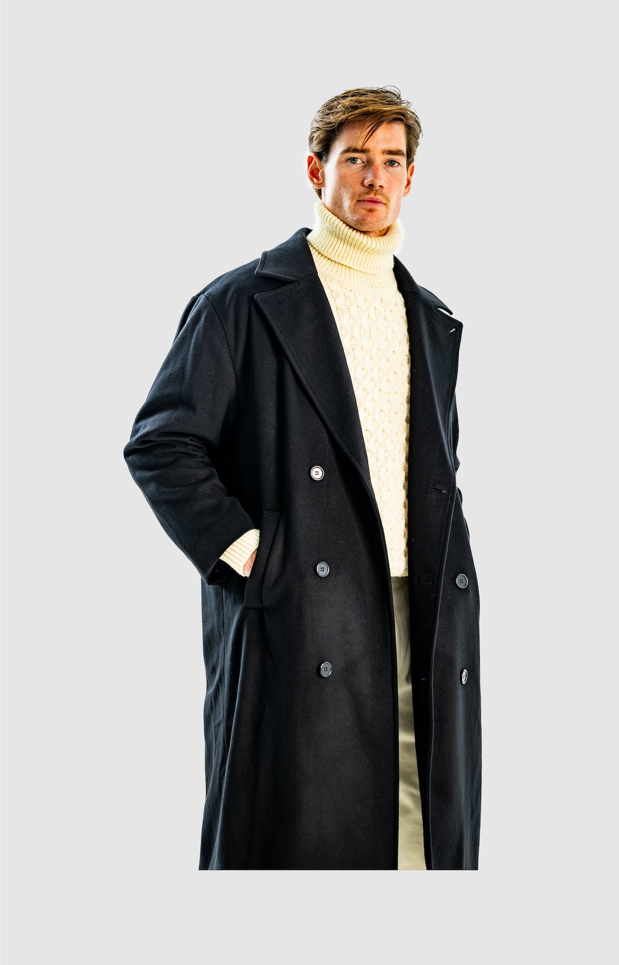 Double Breasted Overcoat