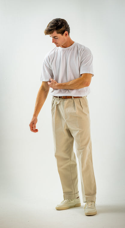 Double Pleated Trouser