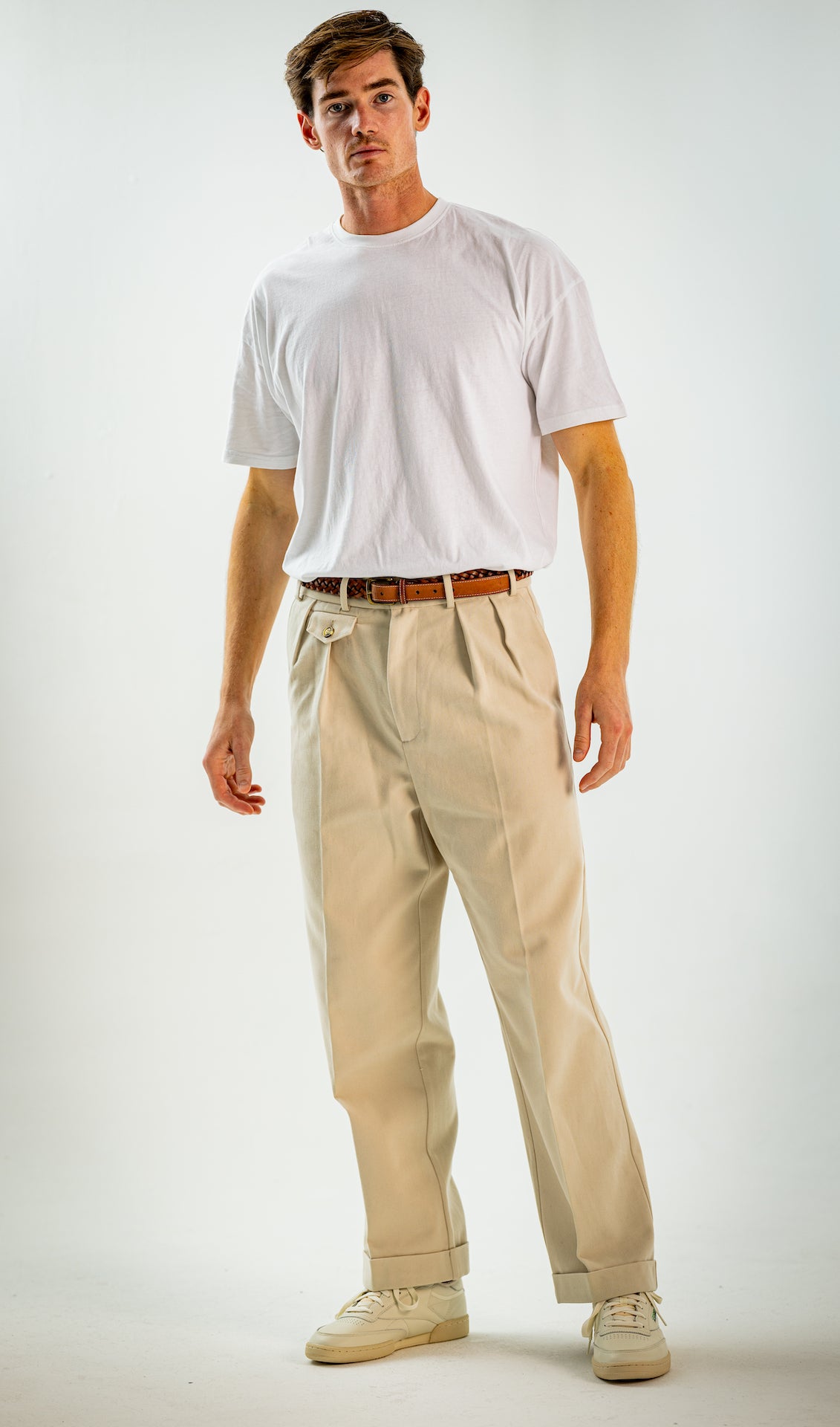 Double Pleated Trouser