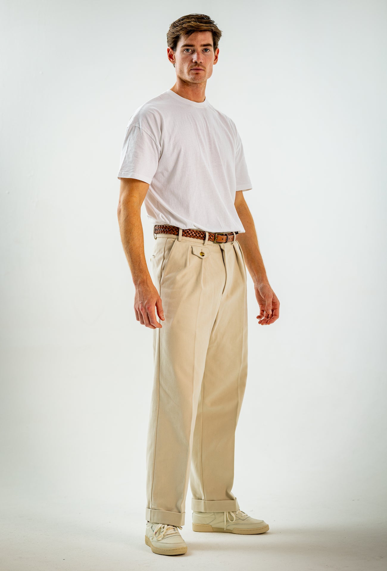Double Pleated Trouser