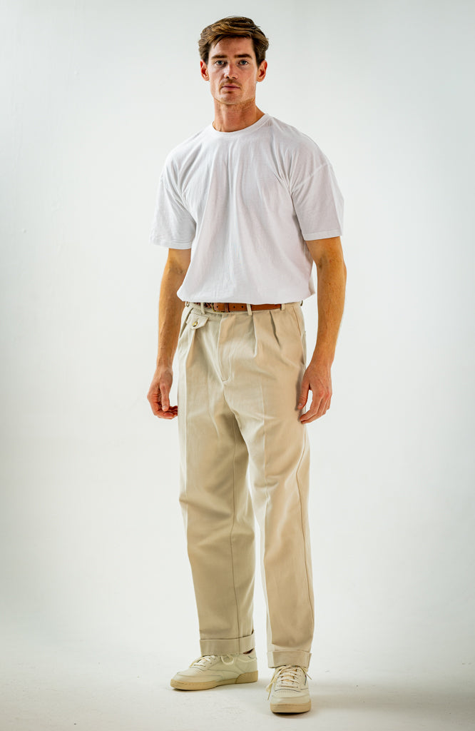 Double Pleated Trouser