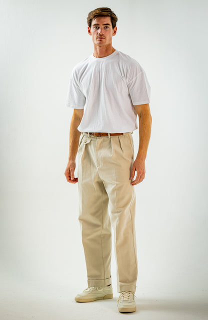 Double Pleated Trouser