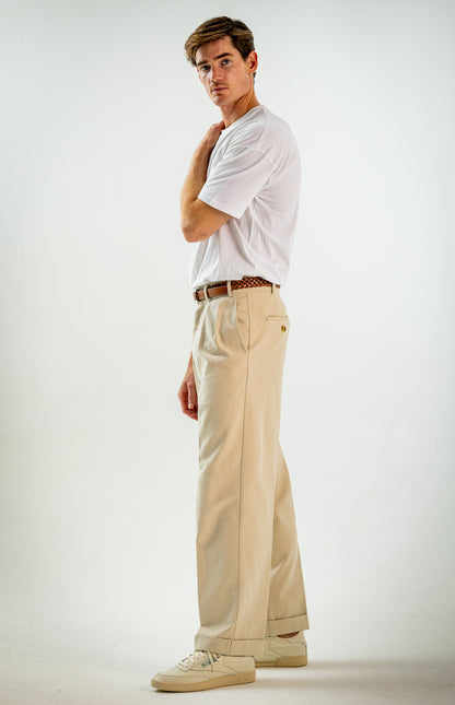 Double Pleated Trouser