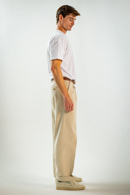 Double Pleated Trouser