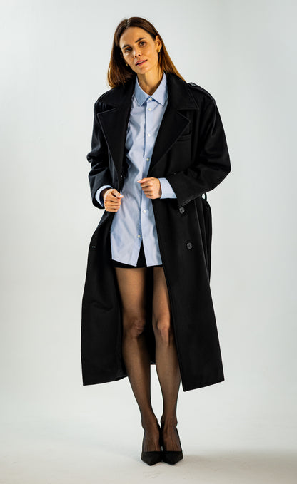 Double Breasted Overcoat