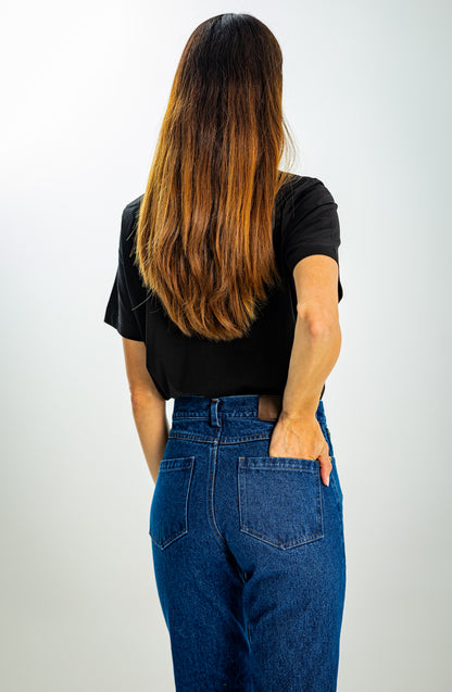 High-Waisted Jeans
