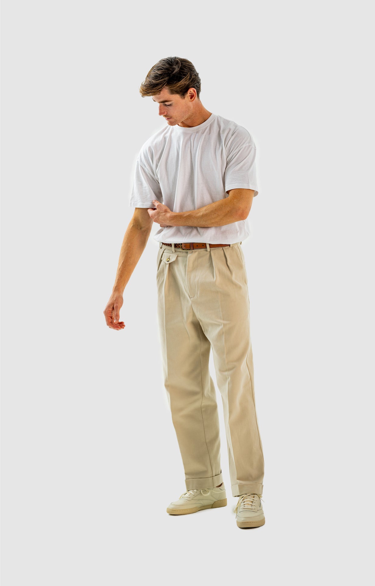 Double Pleated Trouser