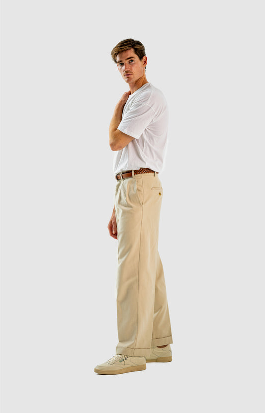 Double Pleated Trouser