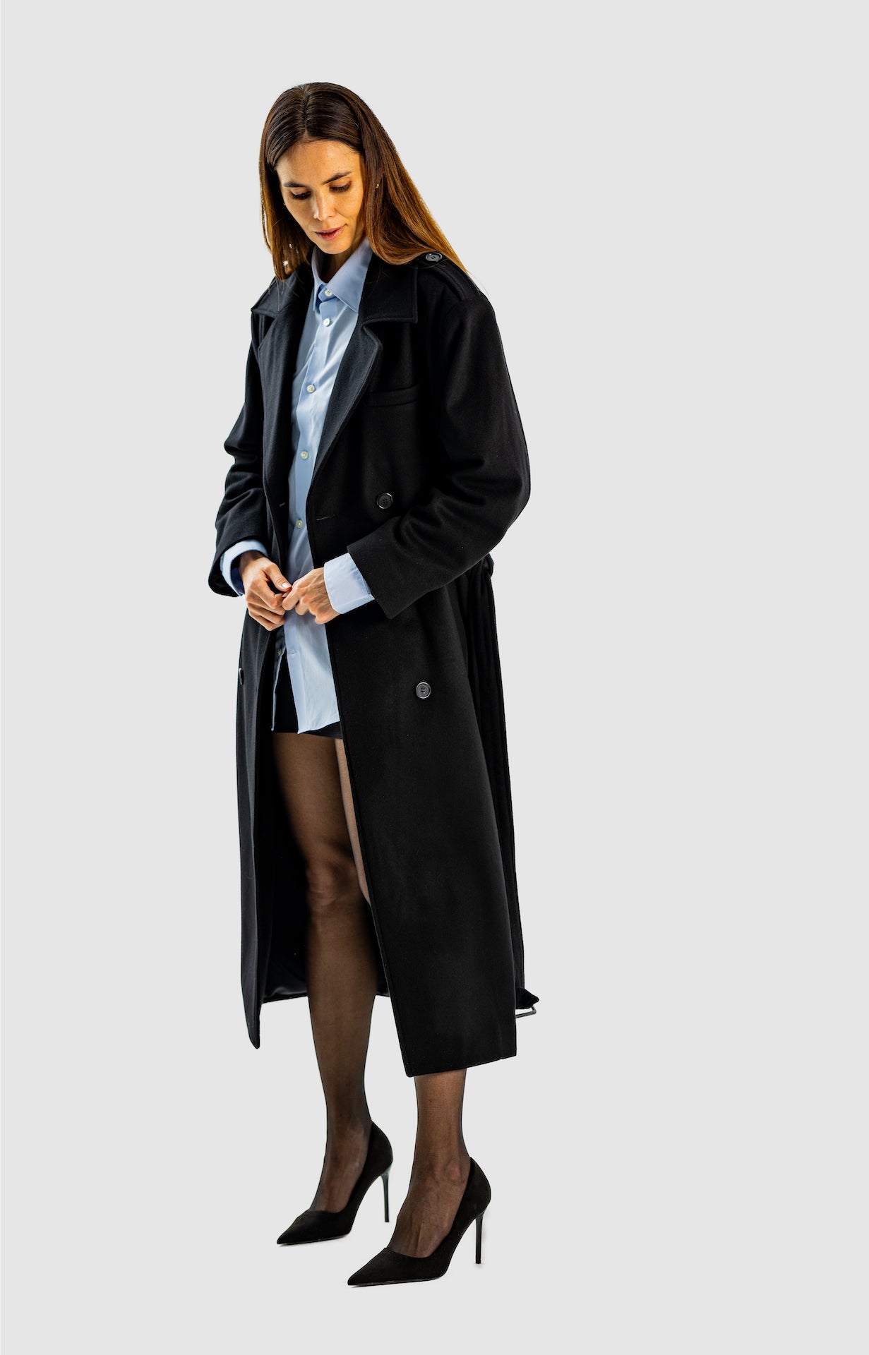 Double Breasted Overcoat